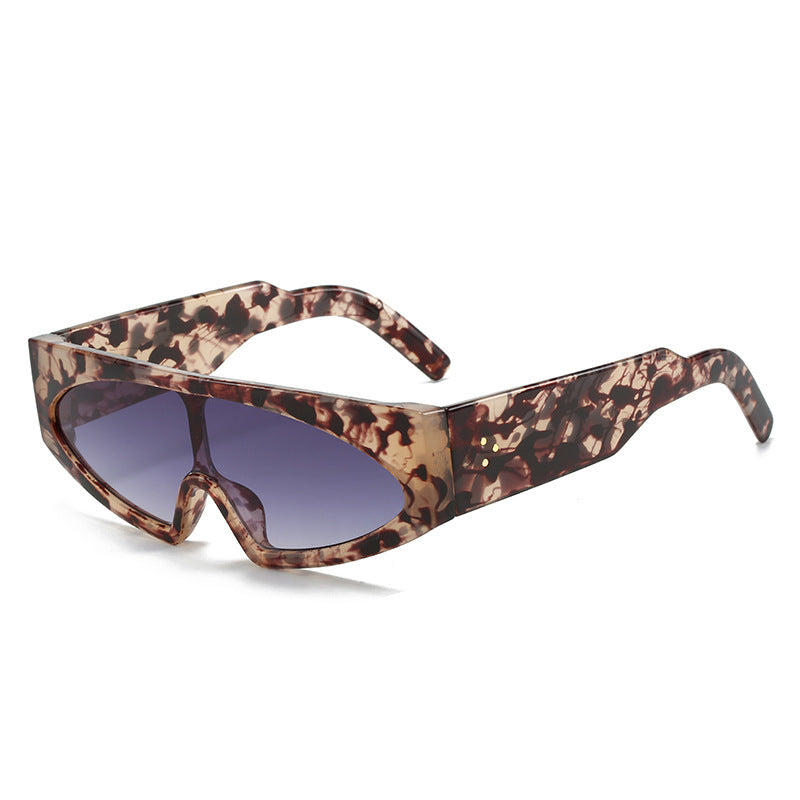 Wholesale One-piece Large Frame Fashion Street Sunglasses
